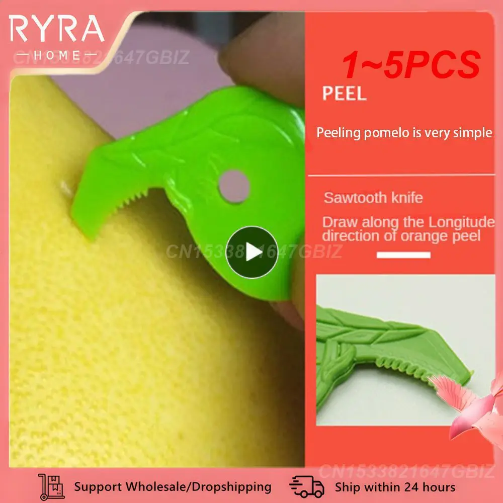 1~5PCS Honey Pomelo Peeler Tools Plastic Orange Peeler Citrus Remover Lemon Citrus Peel Cutter Fruit Tools Kitchen Accessories
