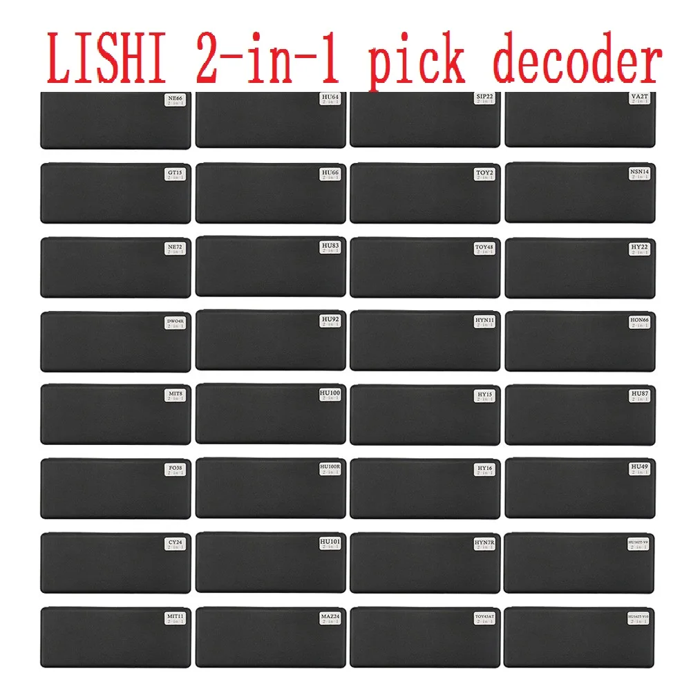 LISHI HU92 2-In-1 Auto and Decoder Lock Plug Reader Car Hand Tool Sets 