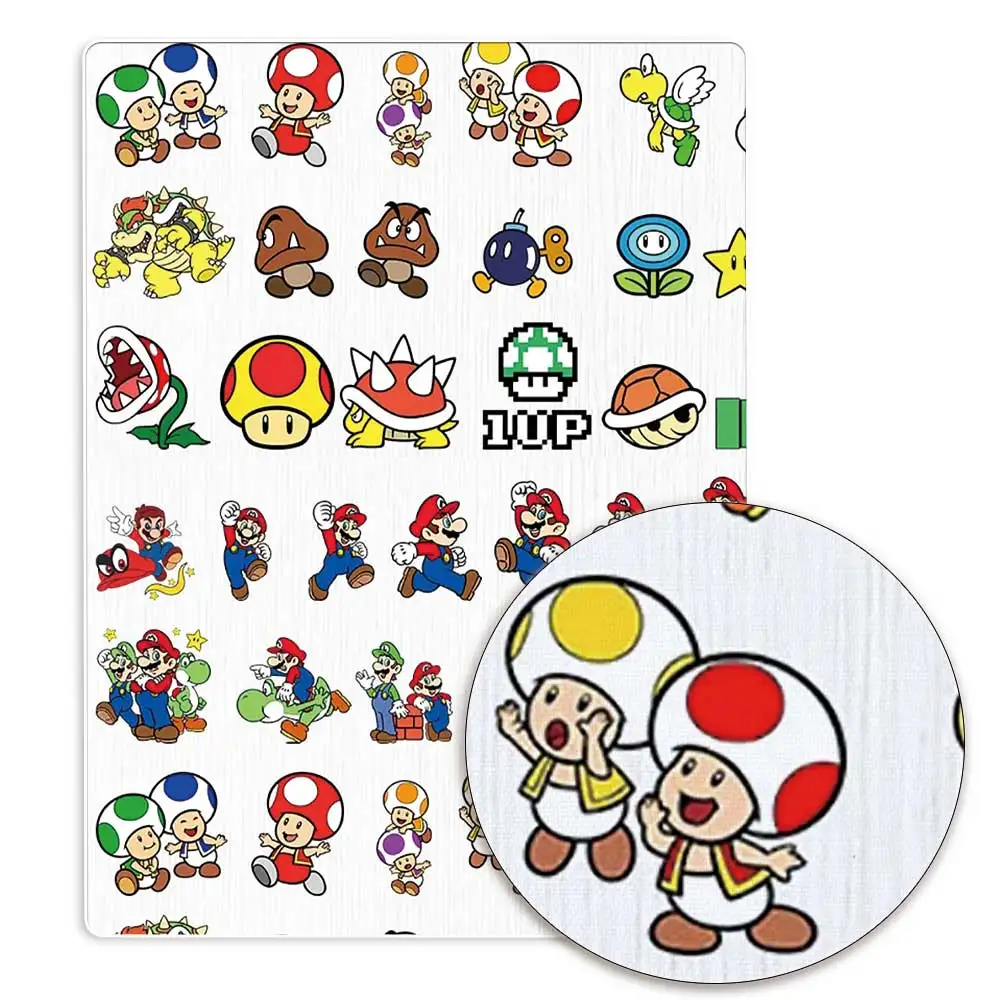 thumbnail image 1 of Tela de juego de Mario 140x50cm hecha a mano para costura, patchwork, acolchado, ropa de bebé, hogar, sábanas, tela estampada, costura, ropa para niños, 1 of 5