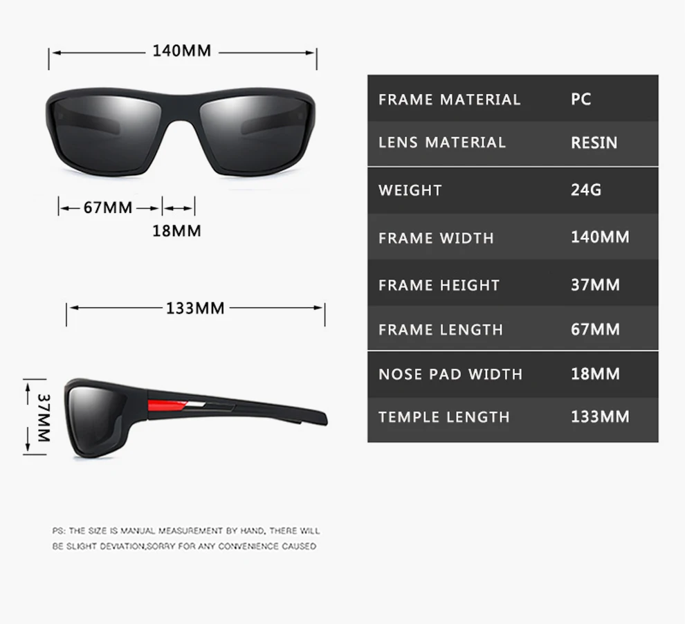 Polarized sunglasses ZXWLYXGX Polarized Sunglasses Men's Driving Shades Outdoor sports For Men uv400 sports sunglasses