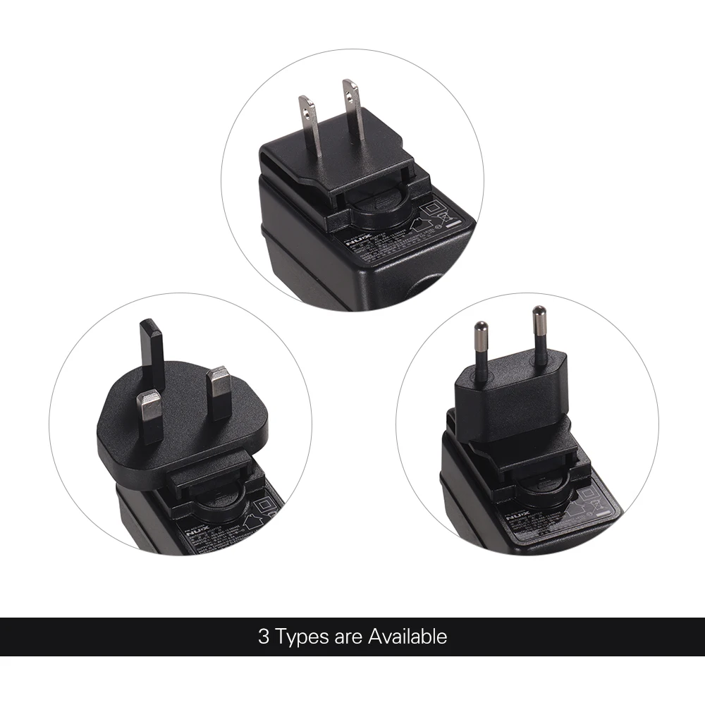 9V AC/DC Power Adapter Corded Power Supply Charger for Electric Guitar Amplifier Guitar Pedal with Noise Reducing Magnetic Ring