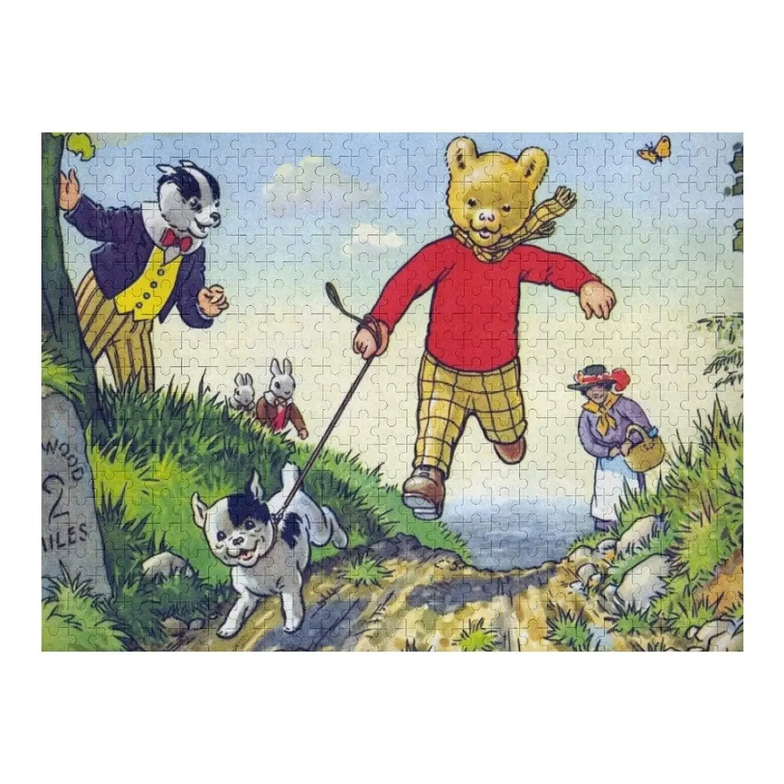 Rupert bear Jigsaw Puzzle Novel Toys For Children 2022 Custom Kids Toy Works Of Art Custom Puzzle бра rupert 33x25x18 см 1x60вт e27