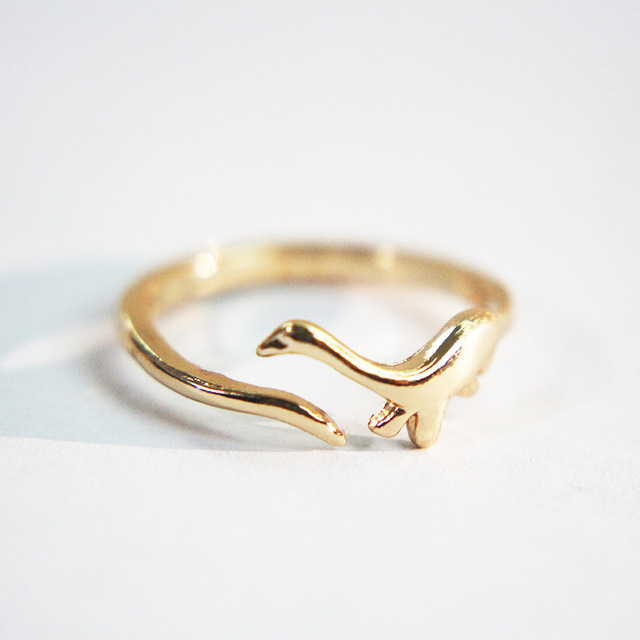 Hot Trendy Dinosaur Rings Women Opening Adjustable Finger Ring For Women Jewelry Gift