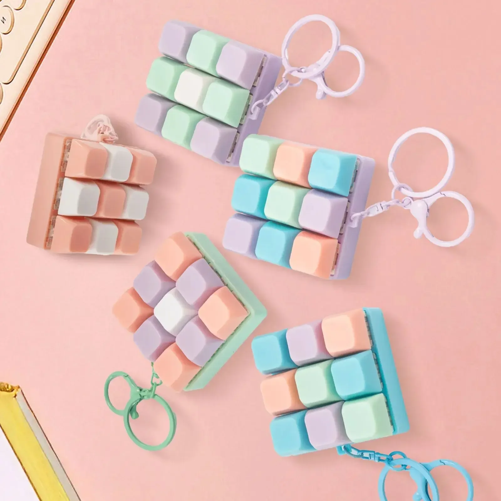 9 Keys Keyboard Key Fidget Toys Party Stress Relief