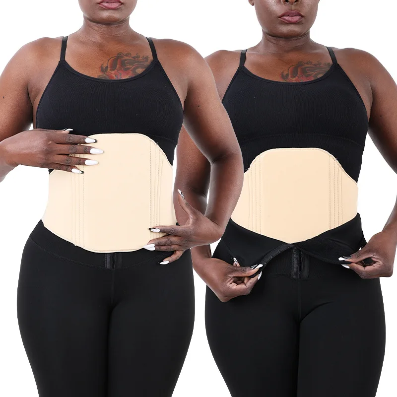 SURE YOU LIKE Women Tummy Control Abdominal Compression Plate Waist Trainer Belt Postpartum Slimming Fat Burning Body Shaper best shapewear for lower belly pooch