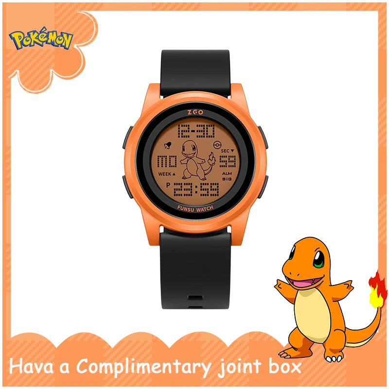 Radiosveglia Pokémon Con Charmander Luminoso – Orologio Digitale Con Data E Temperatura, Su Licenza Ufficiale The Pokémon Company