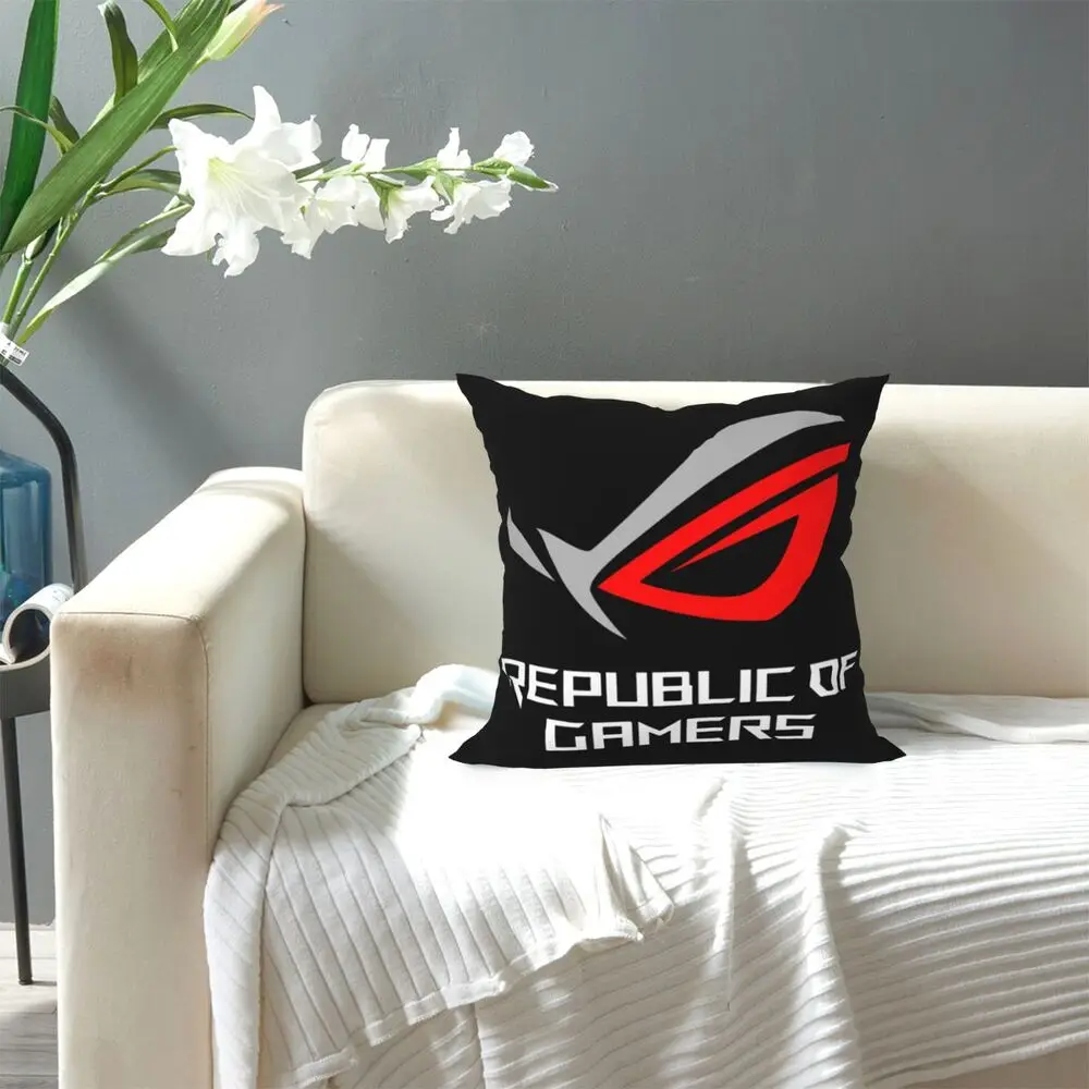 （非売品）ASUS ROG. REPUBLIC OF GAMERSクッション 非売品）ASUS ROG. REPUBLIC OF GAMERSクッション - メルカリ