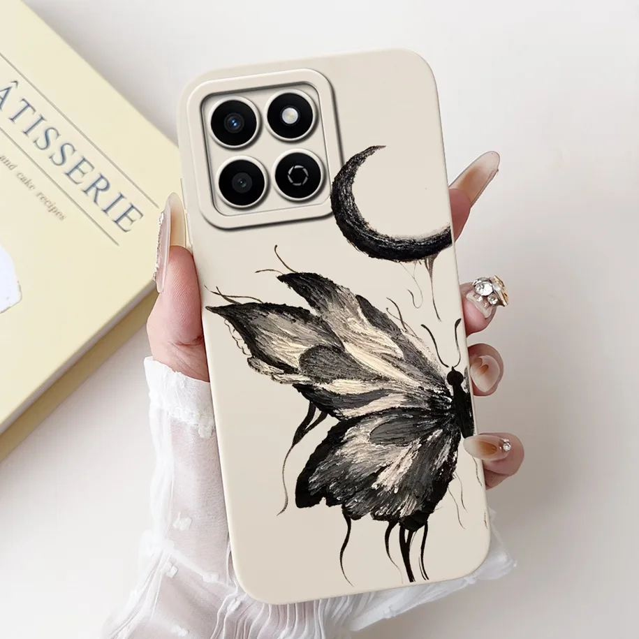 Shockproof Fashion Bowknot Marble Soft Liquid Silicone Case