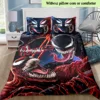 Superhero Venom Deadpool Custom Bedding Set Movie Comic Quilt Cover Children Gift (3 Piece Polyester Cover Set, Without Core)-LI 1