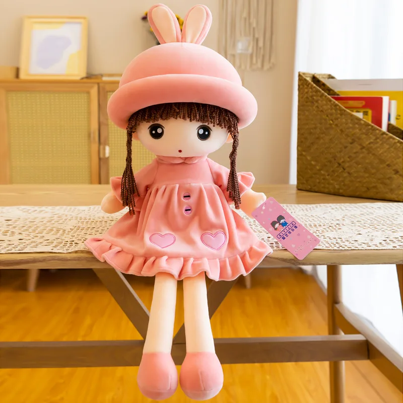 thumbnail image 1 of Kawaii Plush Rabbit Ears Sweetheart Doll Rag Doll Toy Cute Delicate Plush Home Decor Filled Pp Cotton Doll Girls Bihristmas Gift, 1 of 5
