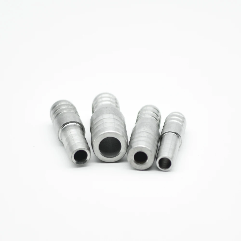 Pipe Fitting Water Pipe Fitting Hose Pipe Fitting 6 8 10 12 13 14 15 16 18 19 20-60mm Hose Barbed Reducing Straight Connector Pipe Fitting 304 Stainless Steel Water Air Fuel