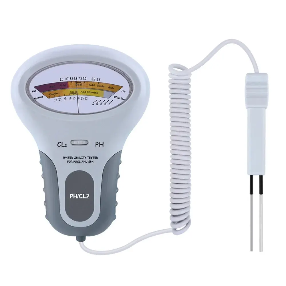 Pc102 Nuovo Misuratore Di Cloro 2 In 1 Ph Tester Di Cloro Tester Di Ph Dispositivo Di Test Della Qualità Dell'Acqua Di Cloro Misurazione Per Acquario 
