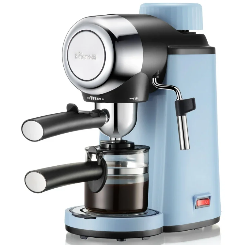 Coffee Maker Household Automatic Mini Small High Pressure Steam Milk Tea Coffee Maker Machines À Café Кофемашина Bear KFJ-A02