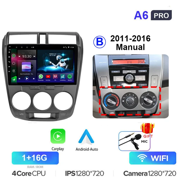 PEERCE 2 Din Android 11 Auto Radio Car Radio Multimedia Video Player
