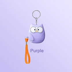 Compact 130dB Personal Safety Keychain Alarm (PURPLE)