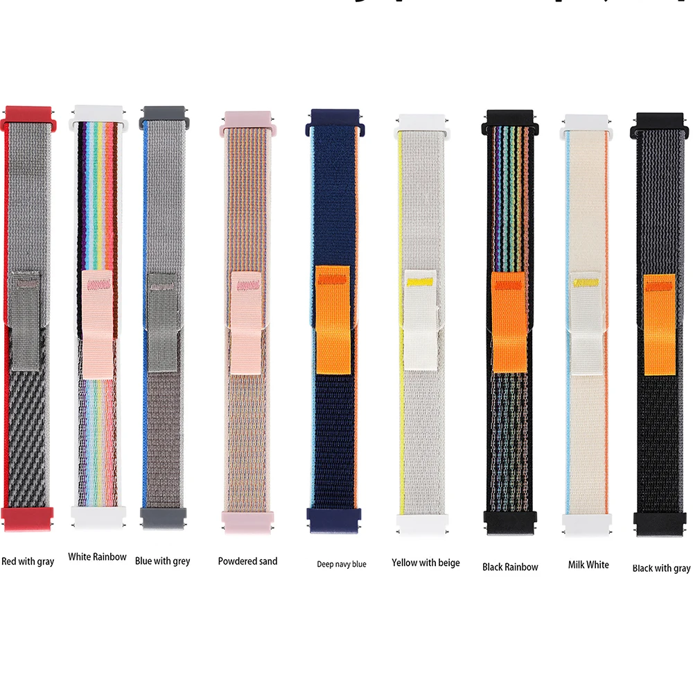 Adjustable Nylon Loop Strap Bracelet