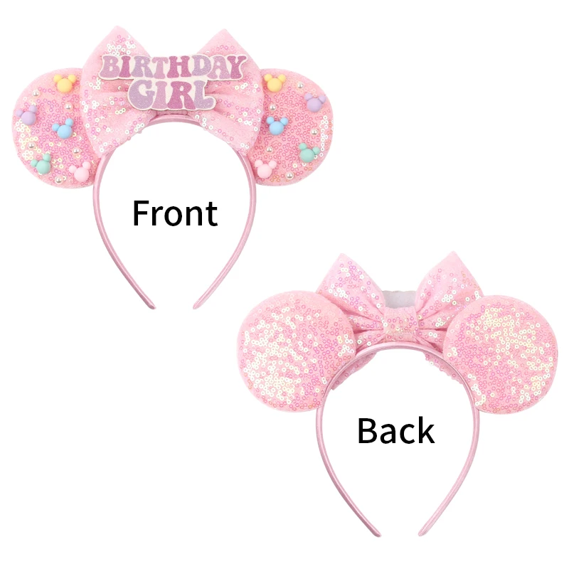 Neue Mode Maus Ohren Stirnband Mickey 3,3 "Samt Mädchen Weiche Schleife Haarband Halloween Festival Party Reise DIY Haar zubehör – Detail 15