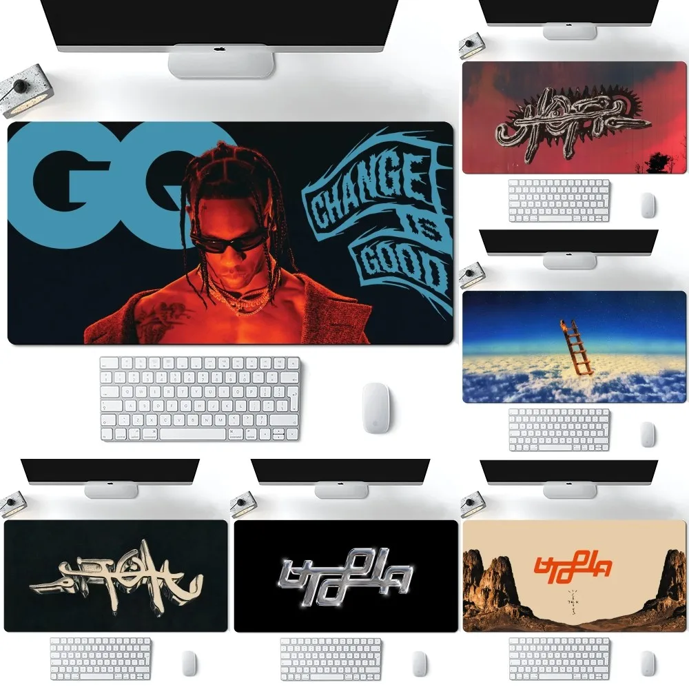Rapper T-Travis S-Scott Utopia Mousepad Computer Laptop Gamer Pad Accessori Da Gioco Per Pc Tappetini Da Scrivania