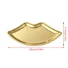 Stainless Steel Lip Shaped Jewelry Tray Home Cosmetics Metal Tray Female Jewelry Storage Tray Decorative New 6