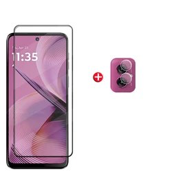 Premium 6 - in - 1 Tempered Glass Screen and Lens Protector, Full HD 9H Durability for Moto G55 (1 Glass and 1 Len)