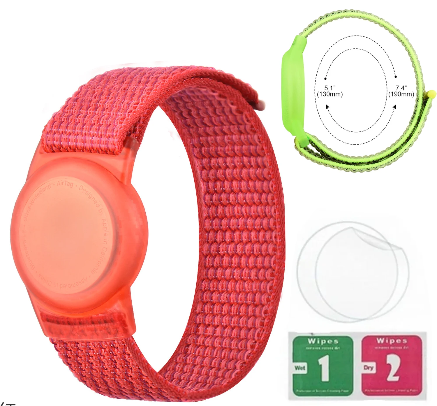 Eye-Catching Adjustable Airtag Necklace with Waterproof Silicone Holder