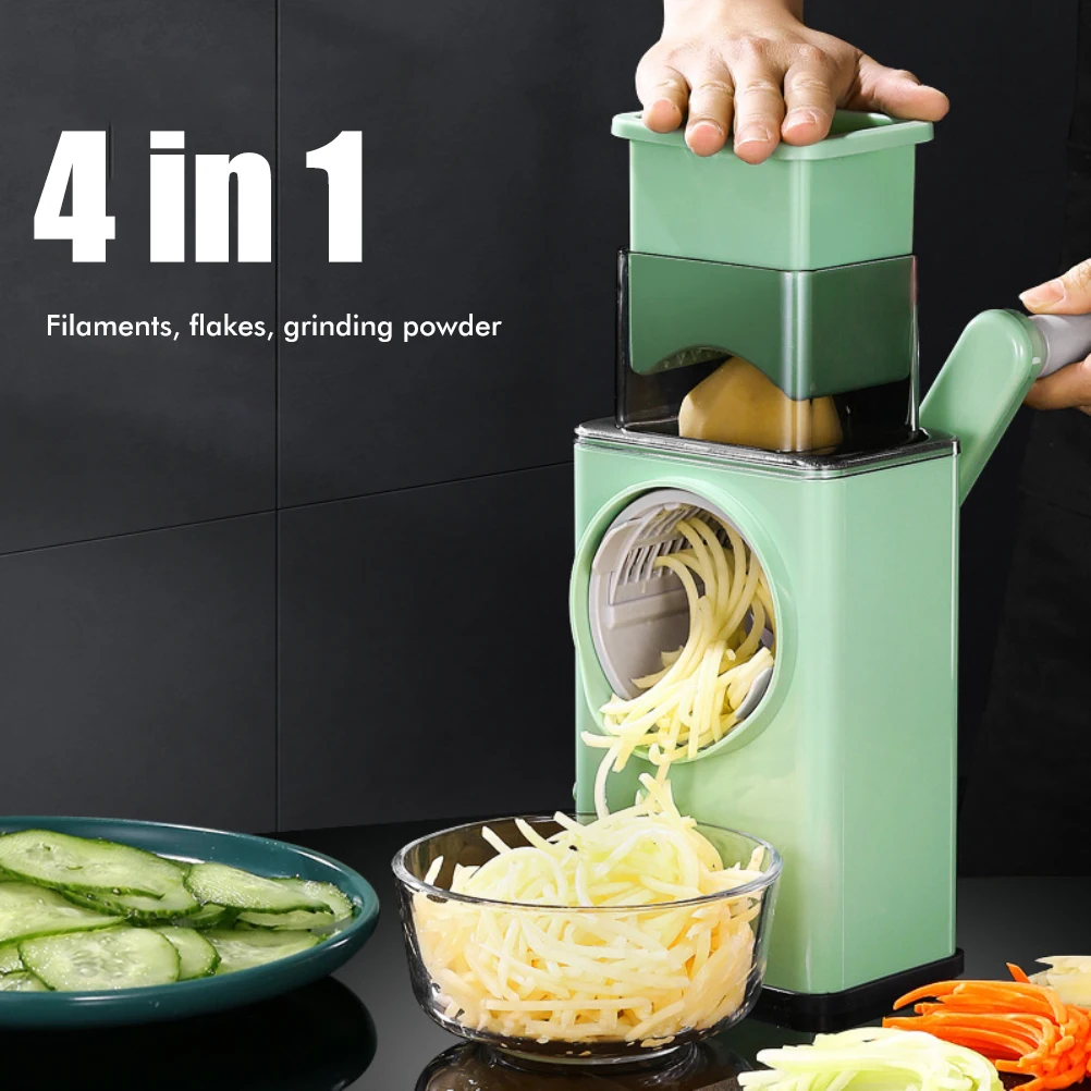 Multifunctional Storm Vegetable Cutter Manual Rotary Cheese Grater