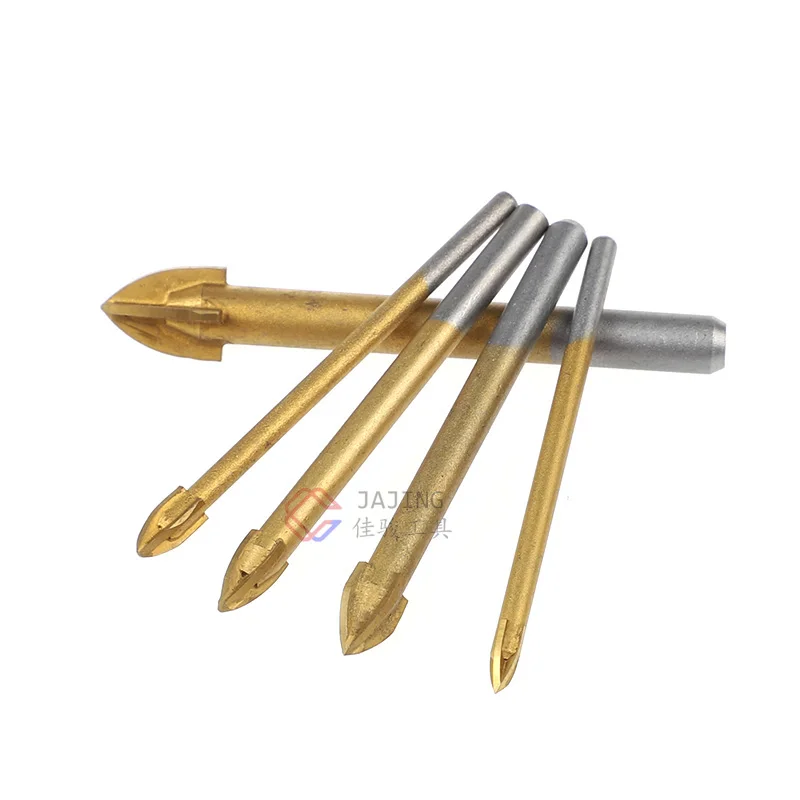 1PC Multi-function Ceramic Tile Glass Drill Bit 4-12MM Concrete Wall Brick Plastic Wood Drilling Hole Cutter  Masonry