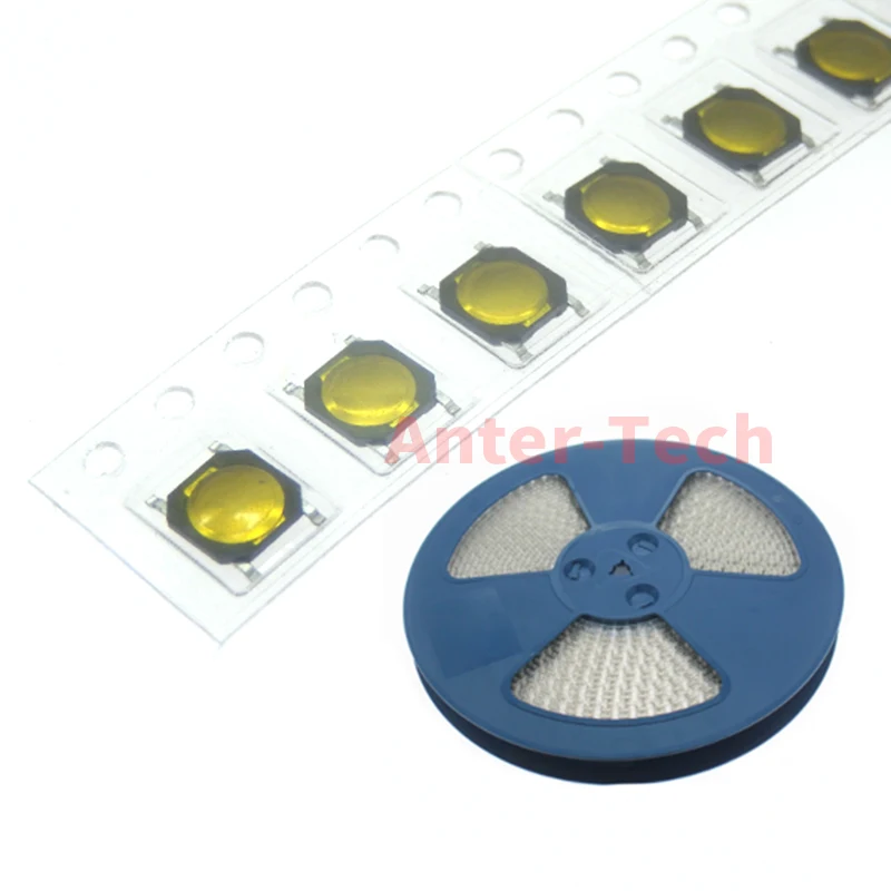 GAJUST 100pcs 4x4x0.8mm Interruttore Tattile SMT SMD Interruttore - Foto 2