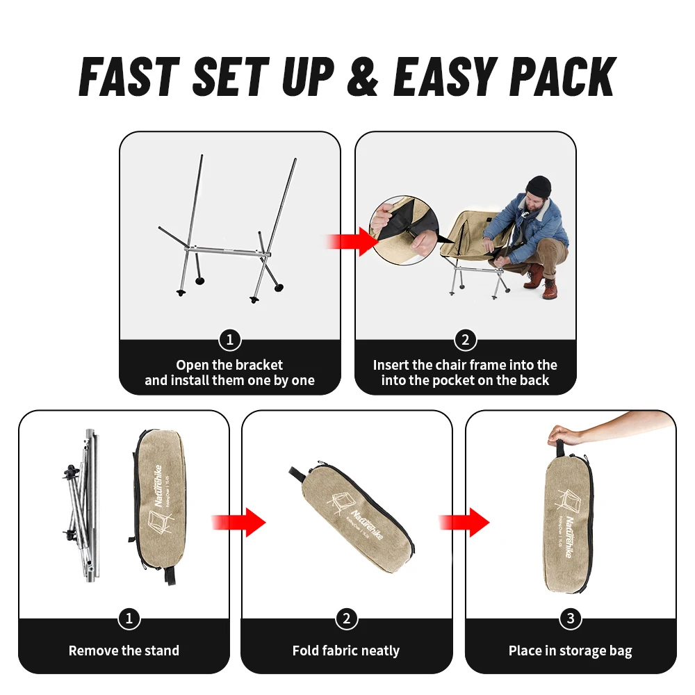 Ultralight Folding Moon Chair 4