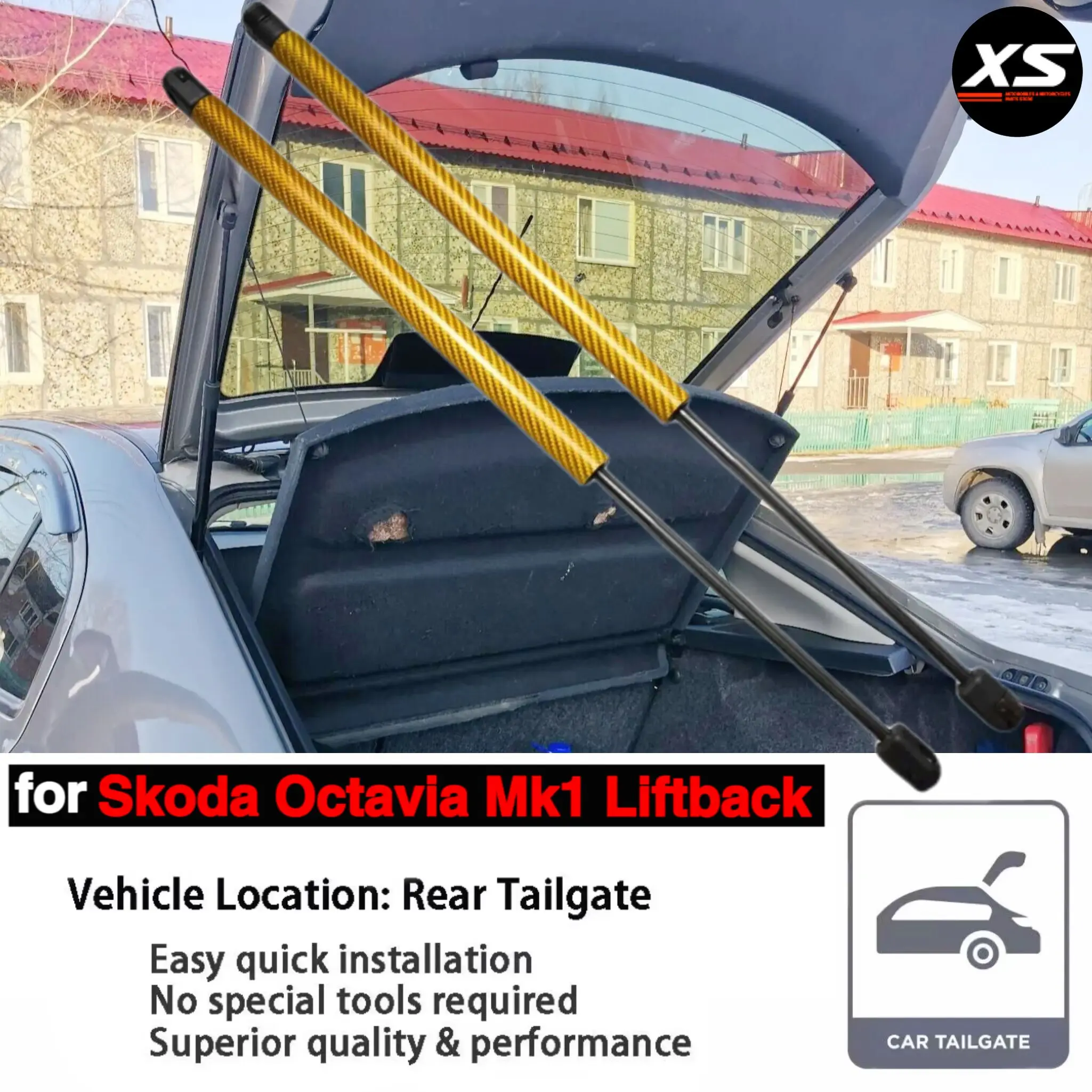 

Rear Tailgate Gas Struts for Skoda Octavia Mk1 1U 1996-2010 Liftback Boot Lift Supports Dampers Shock Spring Rods Back Door Stay
