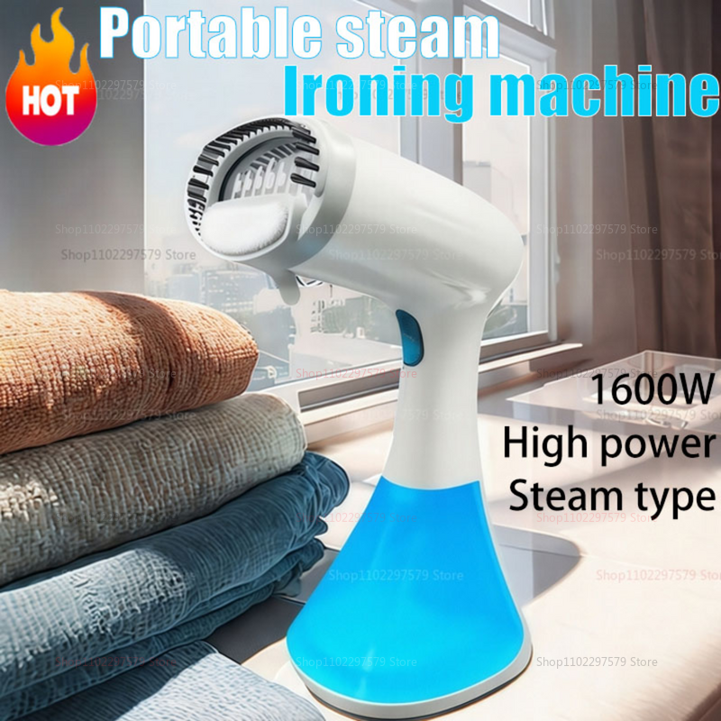 New Portable 1600W Handheld Clothes Steamer Fast Heat-Up 25 Seconds Home Office Travel Garment Steamer with 320ML Water Tank.