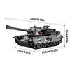 Remote Control Tank 13 Channel RC Tracked Truck Electric Car Battle App Controlled Machine Children's Toys for Kids Boys Gifts 6