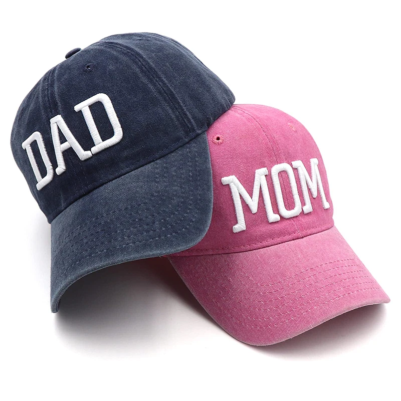 Baseball Cap Baseball Caps Baseball Hats Mom and Dad Hats Fathers Day Mom Dad Gifts Hat Embroidered Adjustable Baseball Caps Gift for Couples Parents