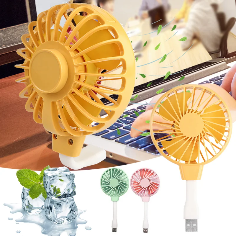USBPluginMiniFanAdjustablePortableSummerCoolingFanFlexied