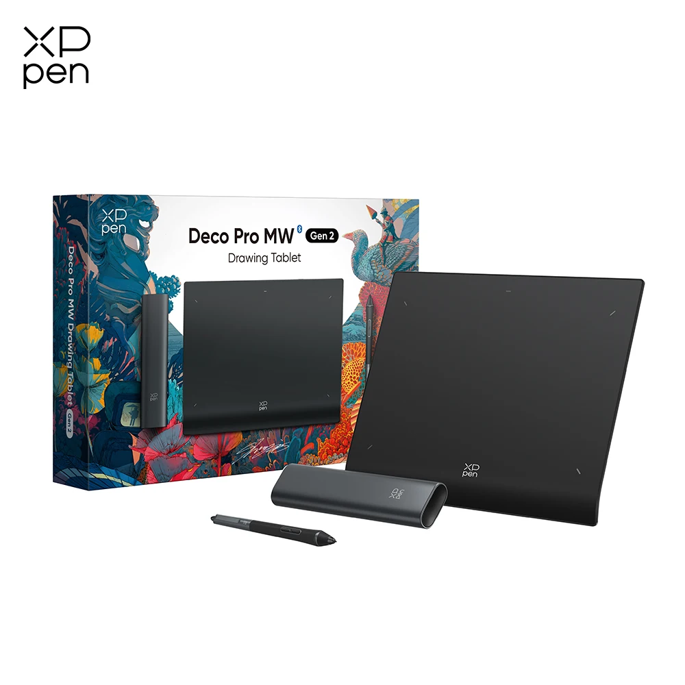 Xppen Deco Pro Mw/Deco Pro Mw (Gen 2) Tavoletta Grafica 8192/16384 Livelli Di Pressione Tavoletta Da Disegno Digitale Per Windows Mac Android