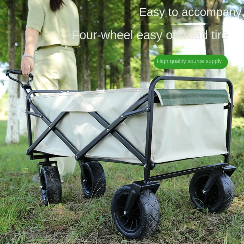Nuova Auto Da Campeggio All'Aperto Pieghevole Da Campeggio Piccolo Rimorchio Carrello Da Campeggio Leggero Pieghevole Semplice Carrello