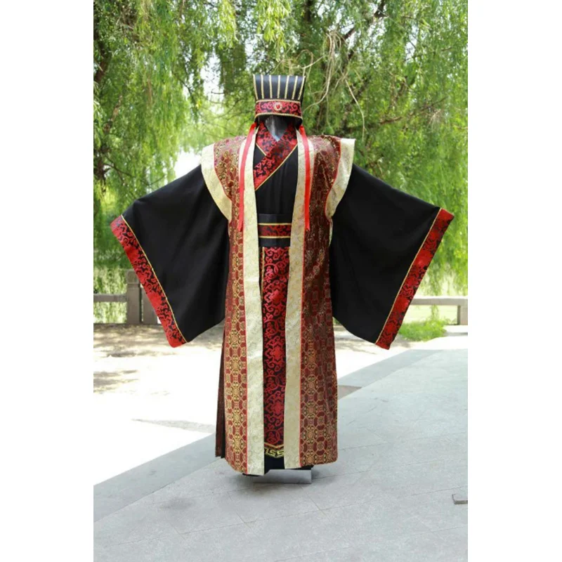 

Ancient kungfu uniforms chinese traditional men clothing tang costumes dragon ancient emperor suits cosplay costume