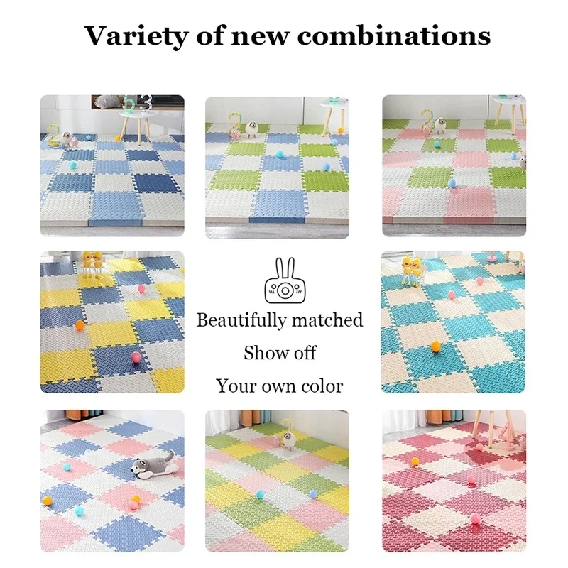 Thickening Mats Kids Children's Foam Floor Children's Stitching Crawling Climbing Home Bedroom Living Room Tatami Play Mats baby play mat play mat foam play mat puzzle play mat activity play mat