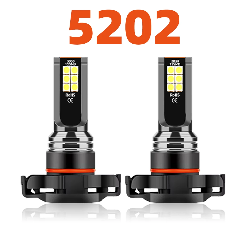 6pc ENJOYAKOM LED Headlight Bulbs Kit For Chevy Silverado 2007-2015 - High/Low/Fog-1390952