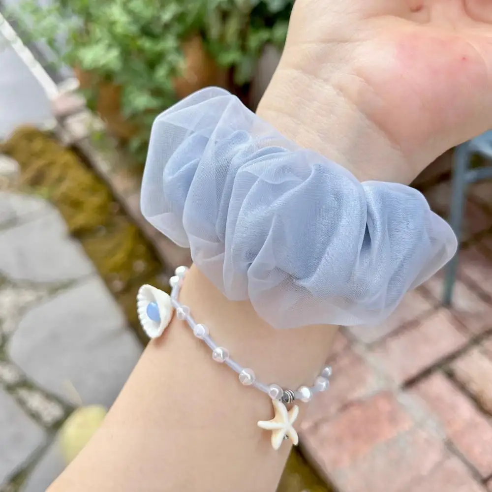 Elastic Scrunchie Strap Bracelet for Fitness Trackers - Women's Fashion Band