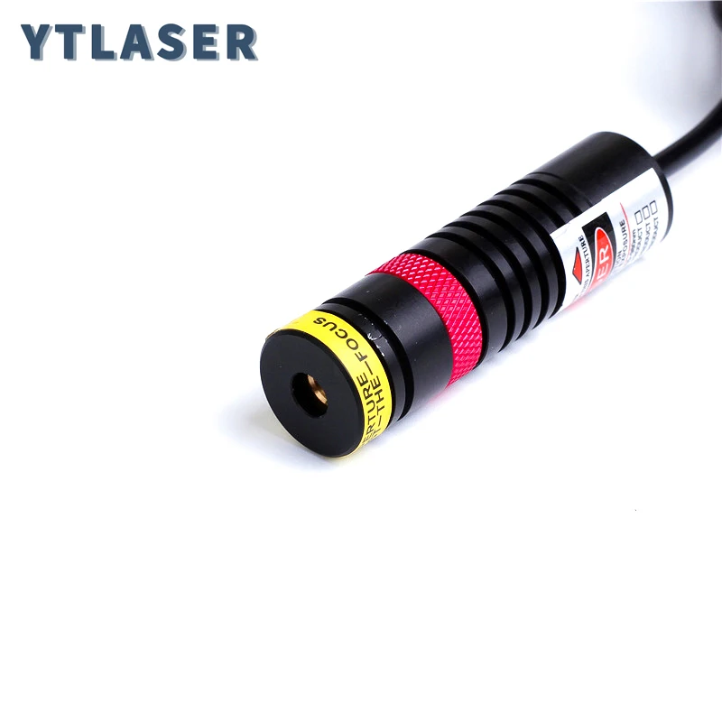 DOE 정사각형 그리드 10x10 포커싱 가능 D18x65mm 635nm 위치 결정용 빨간색 10mw 30mw 50mw 레이저 모듈