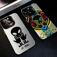 rappeur jul c'est pas des lol coque de téléphone chaude pour iphone 17 16e 16 15 14 13 12 11 mini pro max x xr 8 7 air plus couverture arrière mate