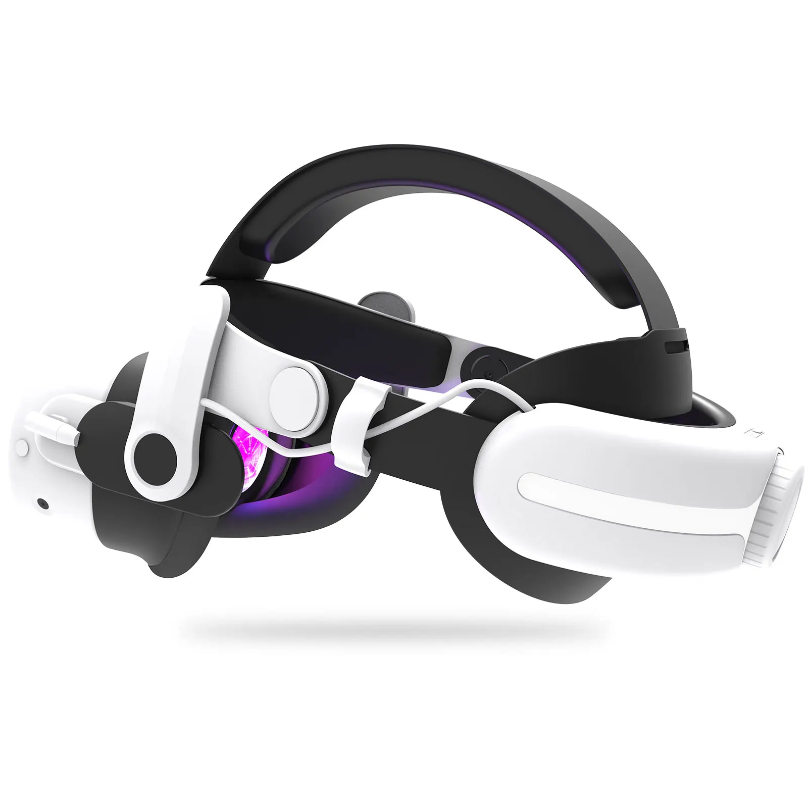SUPERUS Elite Strap met accu voor Meta Quest 3S/Quest 3, batterijhoofdband met hoofdtelefoon voor Quest 3S/Quest 3 accessoires, verleng de speeltijd en verminder de hoofddruk