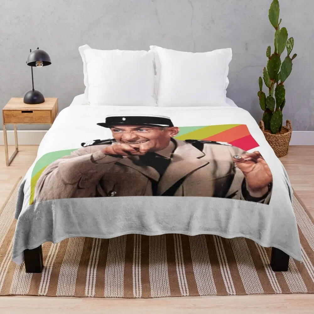 Louis De Funes Smorfia Coperta Da Tiro Designer Pelose Belle Coperte