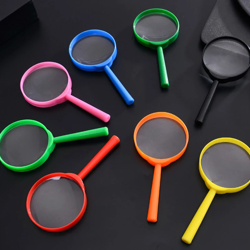 3Pcs Magnifying Glass For Kids Science Toys Physics Party Favors Classroom Prizes Juguetes Educativos Montesori Spielzeug 4