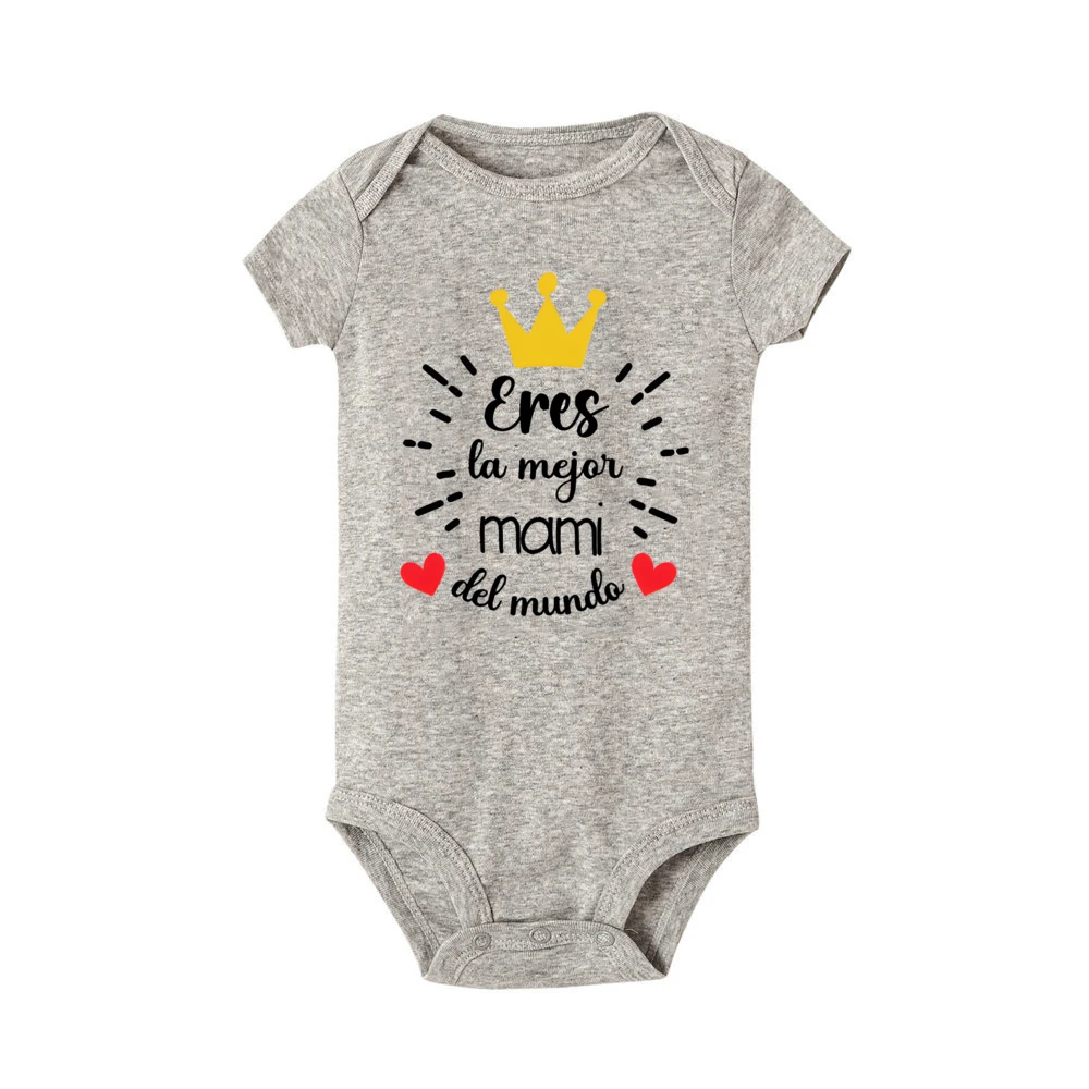 You Are The Best Mother in The World Baby Bodysuit Infant Romper Boys Girls Clothes Newbron Gift Mother's Day Gifts 6