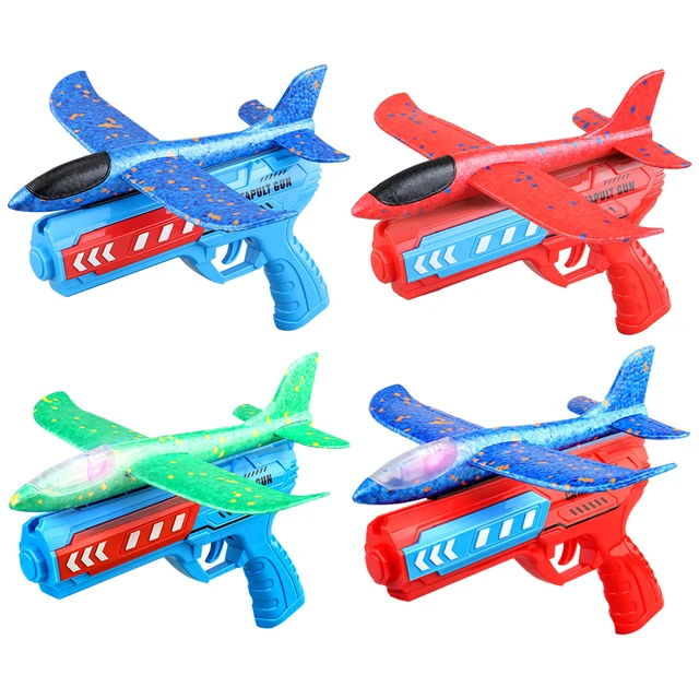 Airplane Launcher Toys Children's Foam Ejection Aircraft Toys Non Slip Foam Catapult Plane Toy With/without Light for Kid 1 Airplane Launcher Toys Children's Foam Ejection Aircraft Toys Non Slip Foam Catapult Plane Toy With/without Light for Kid 1
