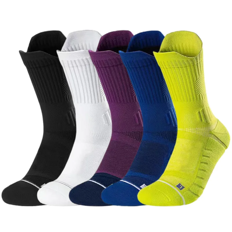 Herr sportsockor för löpning och basket höst vinter_voghion.com