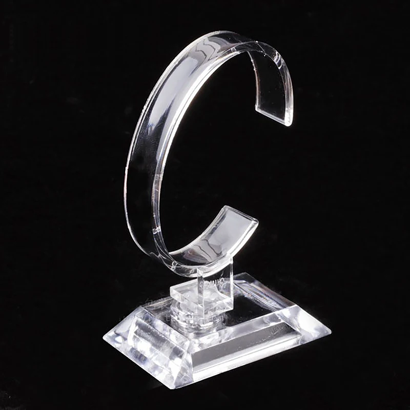 Portable Clear Acrylic For Men Women Watch Display Stand Watch Holder Showcase Detachable watch display stand