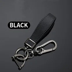 Premium Car Key Case Cover - Sleek and Durable Protection (Only Black Keychain)